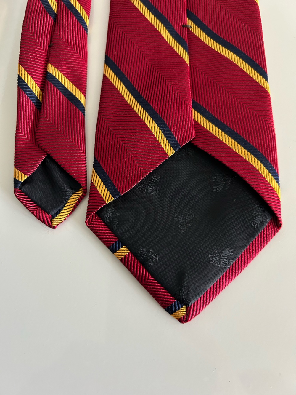 Brooks Brothers Makers Silk Made in USA Striped Tie - Picture 4 of 4
